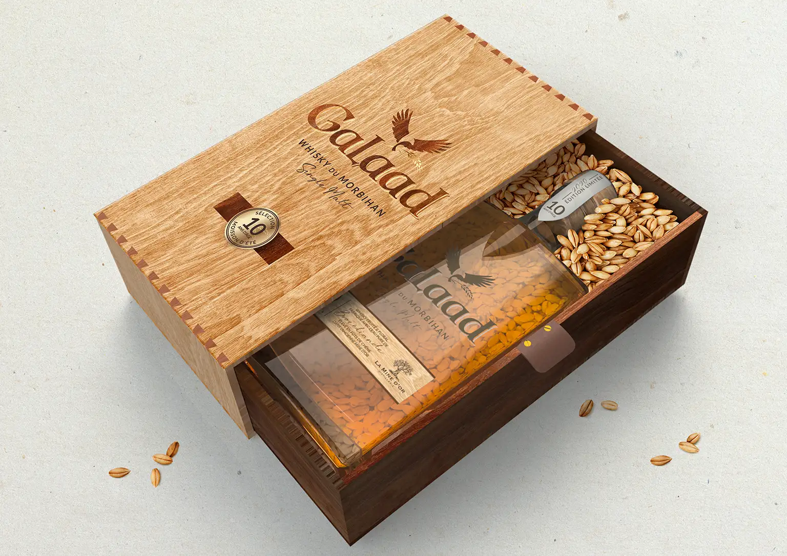 coffret whisky millésimé galaad