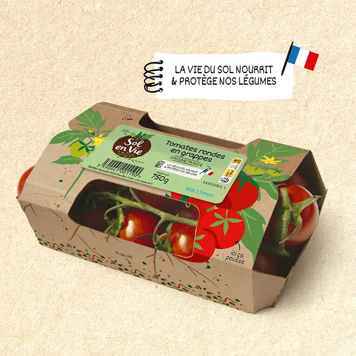 pack tomate grappe 750g solenvie