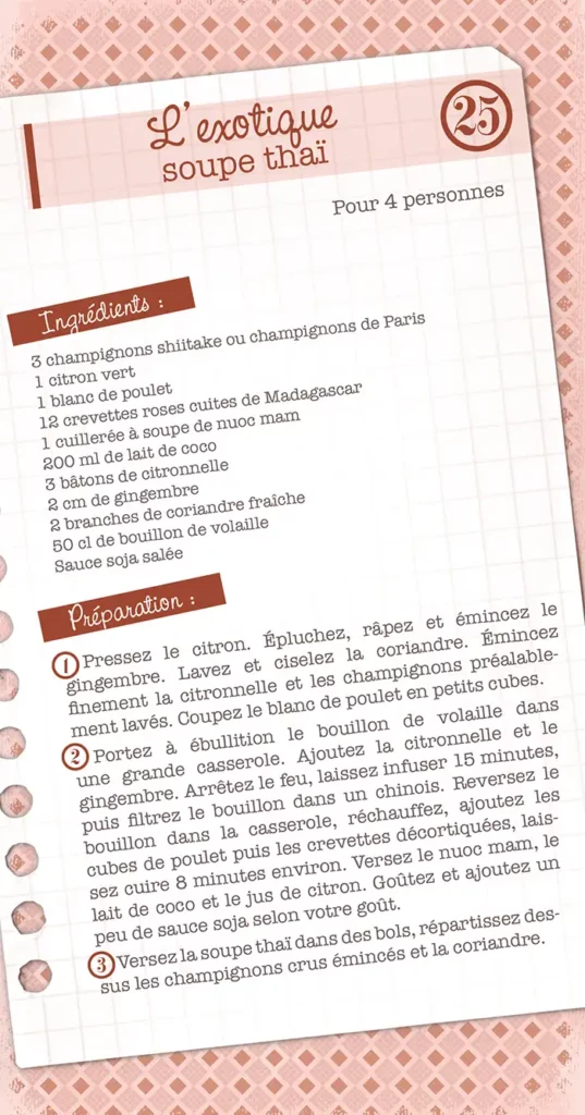 recette soupe exotique