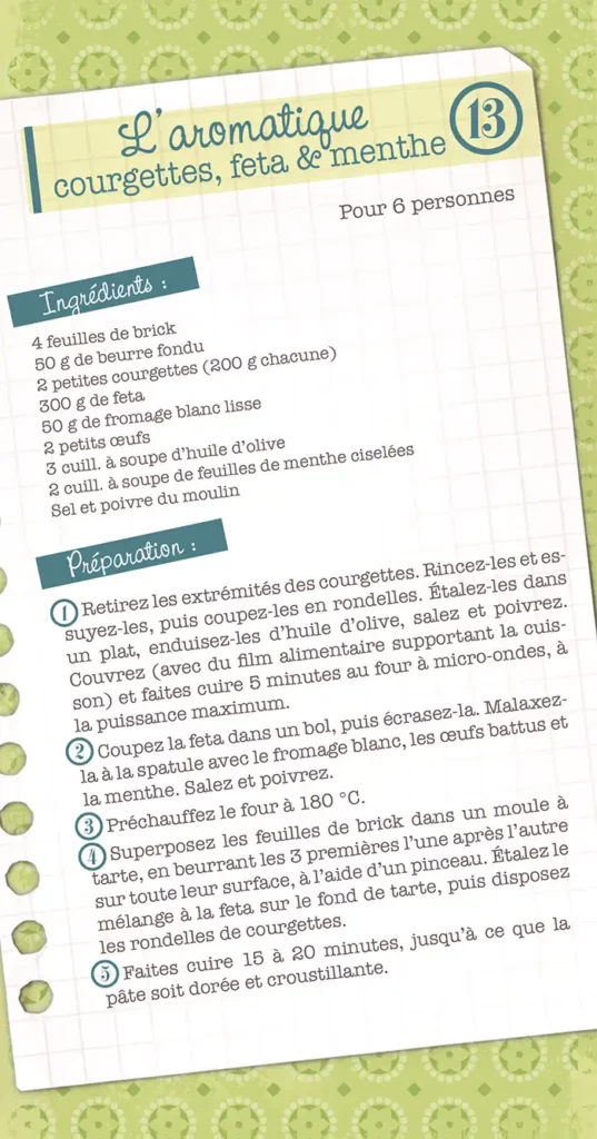 recette tarte aromatique